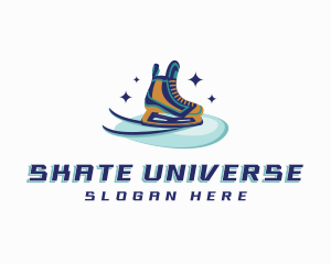 Ice Skate Shoes logo design