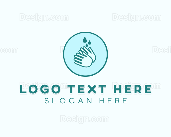 Clean Wash Hands Logo