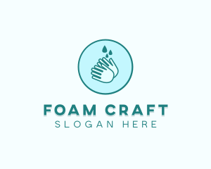 Clean Wash Hands logo design