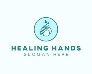 Clean Wash Hands logo design