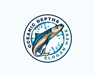 Aquarium Ocean Fish logo