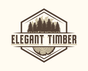Wood Timber Sawmill logo