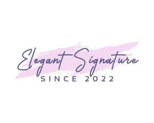 Makeup Cosmetics Signature logo design