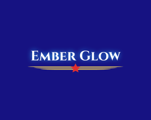 Glowing Military Veteran logo design