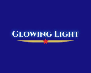 Glowing Military Veteran logo design