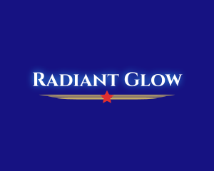Glowing Military Veteran logo