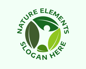 Human Nature Leaf logo design