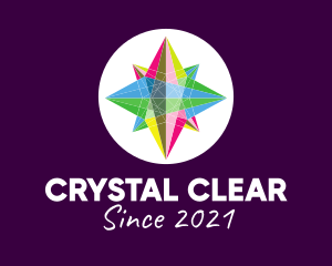 Colorful Crystal Star logo design