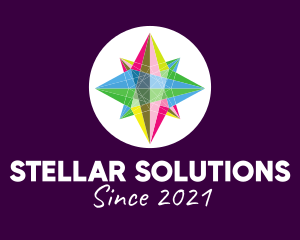 Colorful Crystal Star logo