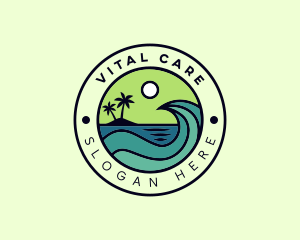 Tropical Island Beach Vacation logo