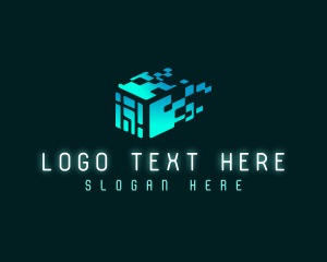Technology Cyber Cube  logo