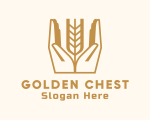 Wheat Farm Hand logo design