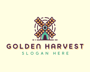 Wheat Flour Mill logo design