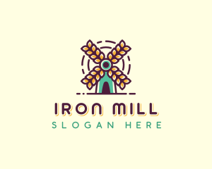 Wheat Flour Mill logo design