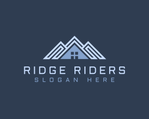 Home Roofing Construction logo design