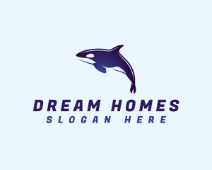 Orca Dolphin Whale logo