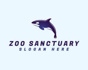 Orca Dolphin Whale logo design