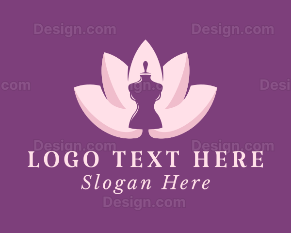 Floral Fashion Mannequin Logo