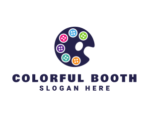 Button Color Palette logo design