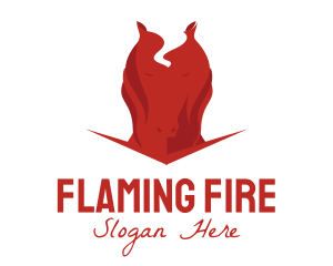 Red Horse Flame logo