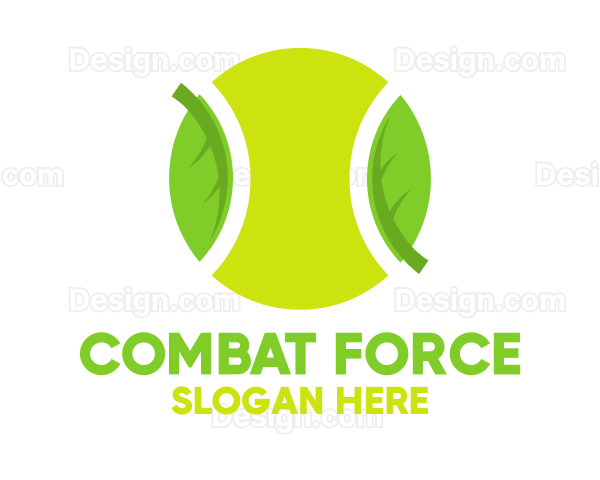 Eco Friendly Tennis Ball Logo