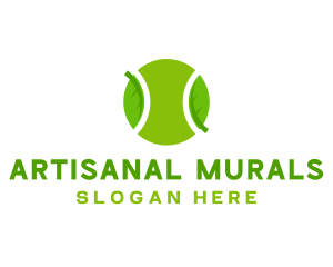 Eco Tennis Ball logo design