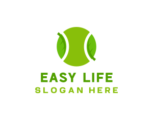 Eco Tennis Ball logo design