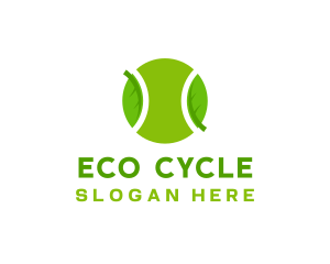 Eco Tennis Ball logo design