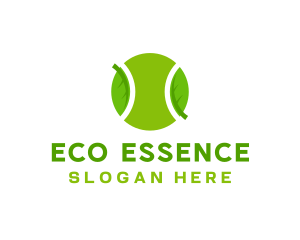 Eco Tennis Ball logo design