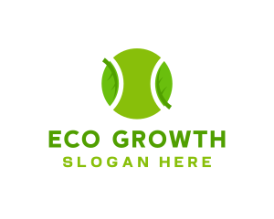 Eco Tennis Ball logo design