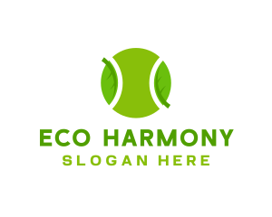 Eco Tennis Ball logo design