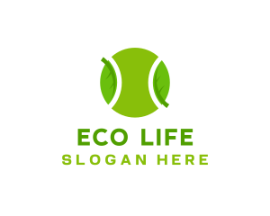 Eco Tennis Ball logo design