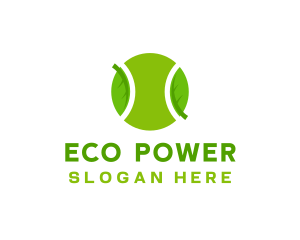 Eco Tennis Ball logo design