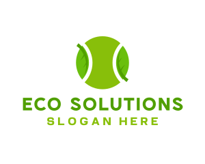 Eco Tennis Ball logo design