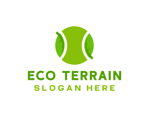 Eco Tennis Ball logo design