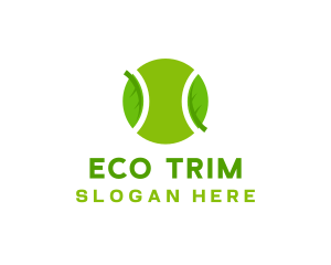 Eco Tennis Ball logo design