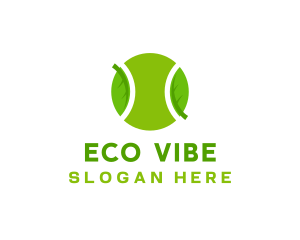 Eco Tennis Ball logo design