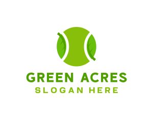 Eco Tennis Ball logo design