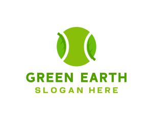 Eco Tennis Ball logo design