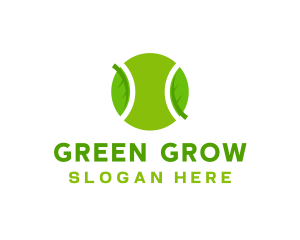 Eco Tennis Ball logo design