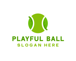 Eco Tennis Ball logo design