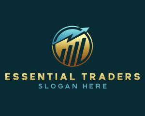 Trading Stock Market logo design