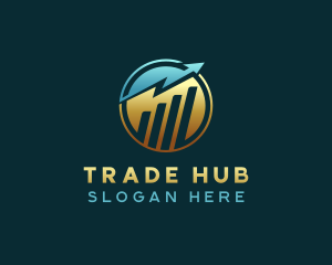 Trading Stock Market logo design