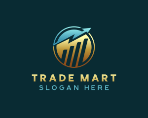 Trading Stock Market logo design