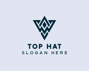 Abstract Triangle Shape logo design