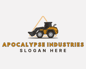 Industrial Construction Bulldozer logo design