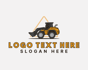 Industry - Industrial Construction Bulldozer logo design