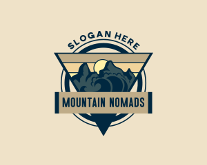 Mountain Forest Camping logo design