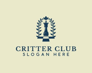 Chessboard Game Club logo design