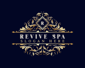 Luxury Floral Spa logo design